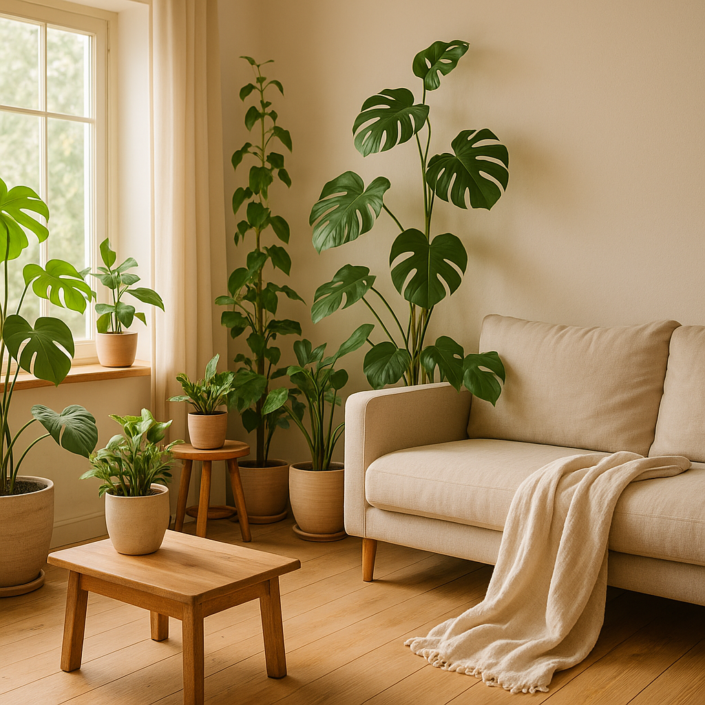 les biens-faits des plantes dans un appartement