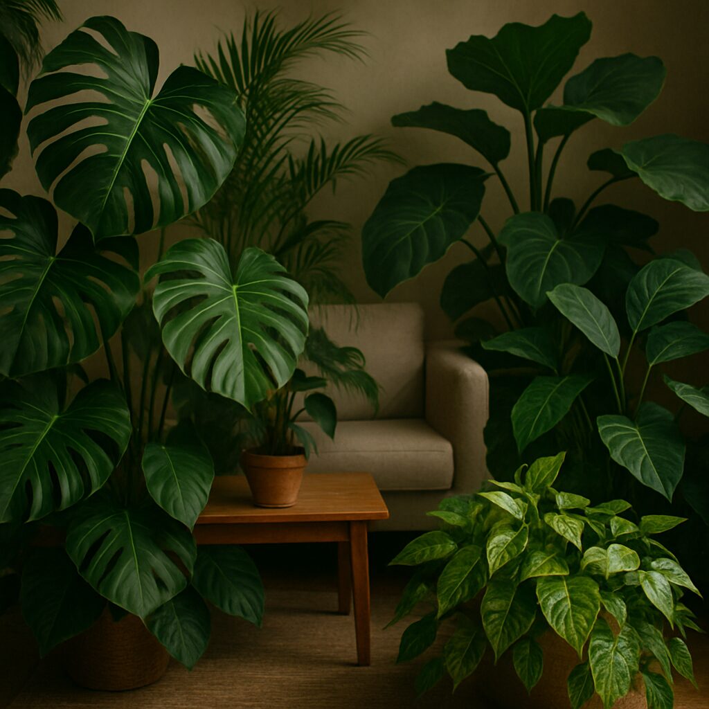 ambiance jungle grace aux plantes intérieur